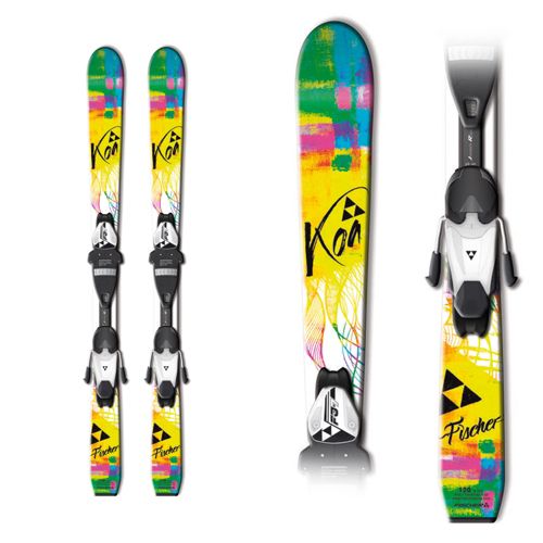 Fischer KOA Jr. Kids Skis with FJ 4 Bindings 2013