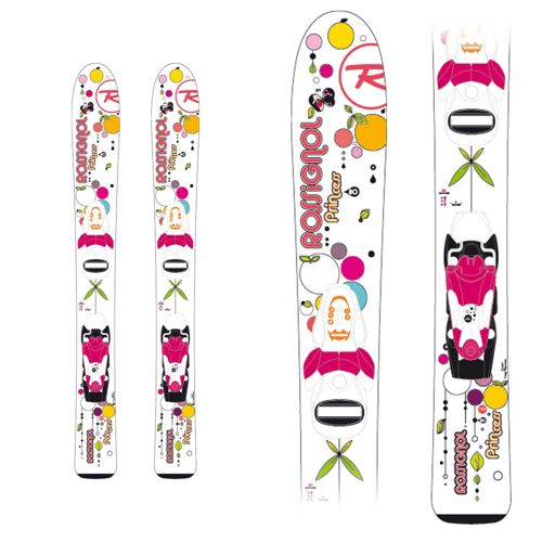 Rossignol Princess Kids Skis with Comp Kid 25 l Bindings 2013