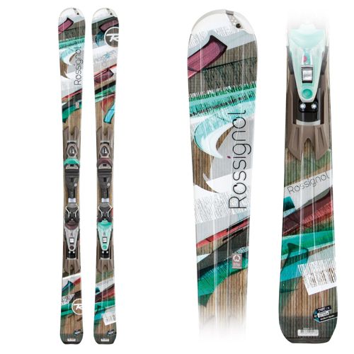 Rossignol Attraxion 8 Echo Womens Skis with Saphir 110 L WTPI 2 Bindings 2013