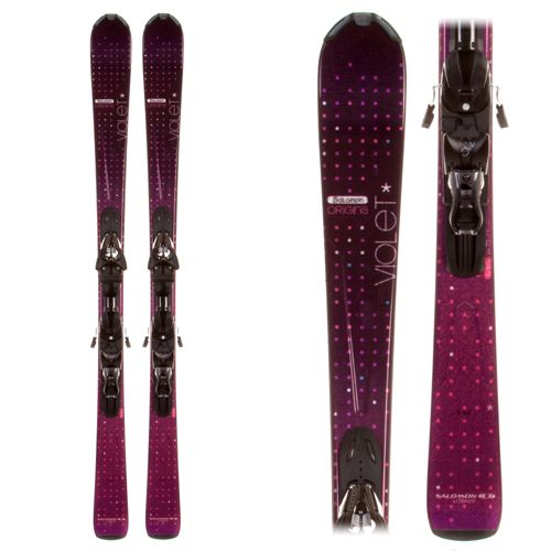 Salomon Origins Violet Womens Skis with Z10 TI B80 Bindings