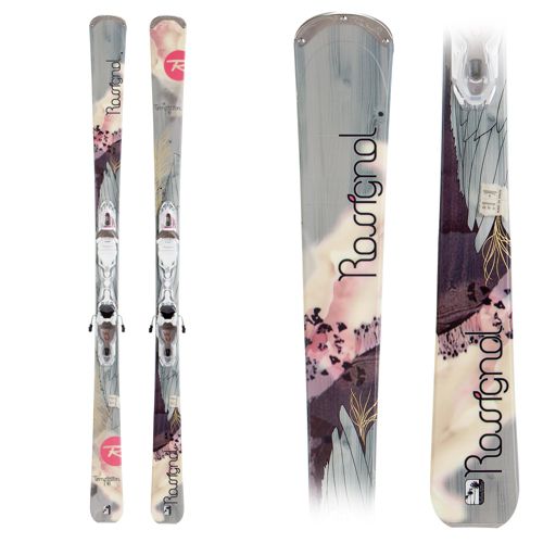 Rossignol Temptation 78 Womens Skis with Xelium Saphir 110 L Bindings 2013