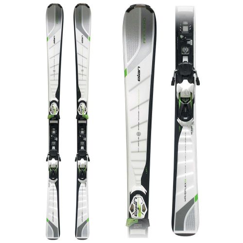 Elan Amphibio Waveflex 14 Skis with ELX 12.0 Fusion Bindings 2013