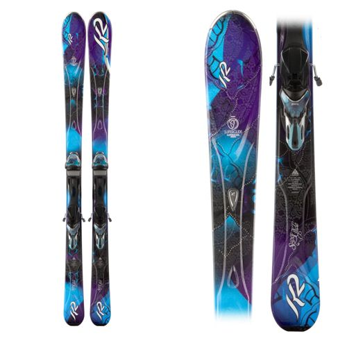 K2 SuperGlide Womens Skis with Marker/K2 ERS 11.0 TC Bindings 2013