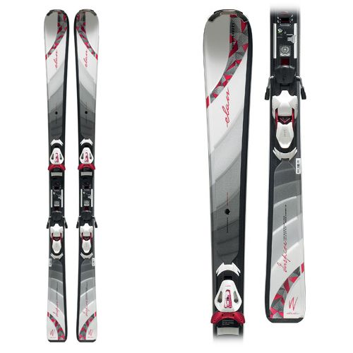 Elan Amphibio Inspire Womens Skis with ELW 11.0 Fusion Bindings 2013