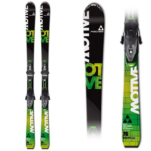 Fischer Motive 76 Skis with RS 11 Powerrail Bindings 2013
