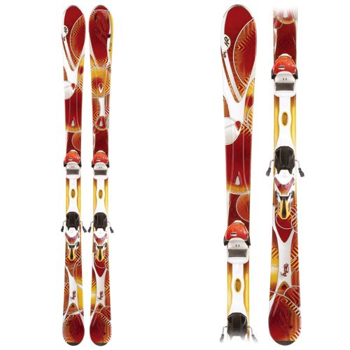 K2 SuperBurnin Womens Skis with Marker/K2 ERS 11.0 TC Bindings