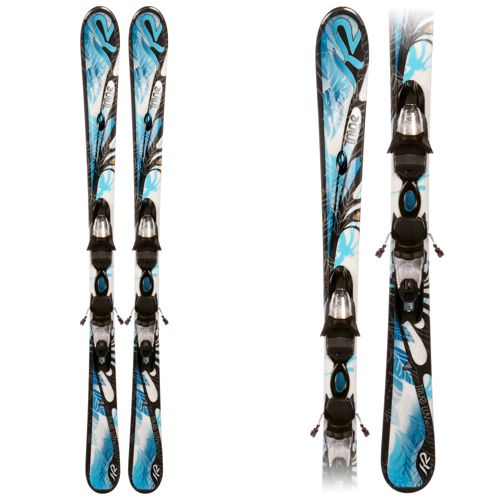 K2 T9 Tru Luv Womens Skis with Marker/K2 ERP 10.0 Bindings