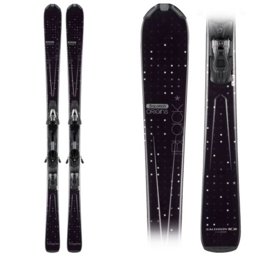 Salomon Origins Intense Black Womens Skis 2012