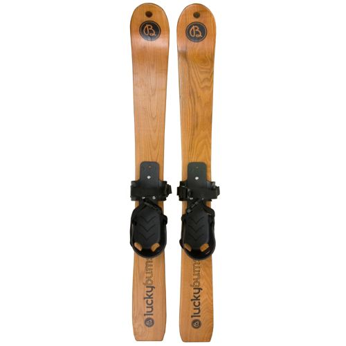 Lucky Bums Heirloom Wooden Kids Skis 2013